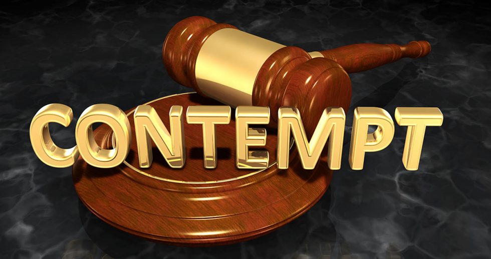 Criminal Contempt in North Carolina Gilles Law PLLC